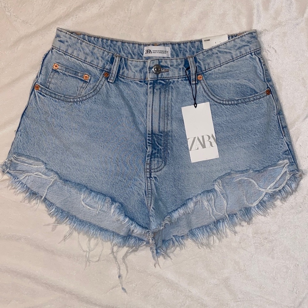 Zara High Rise Shorts Size 10